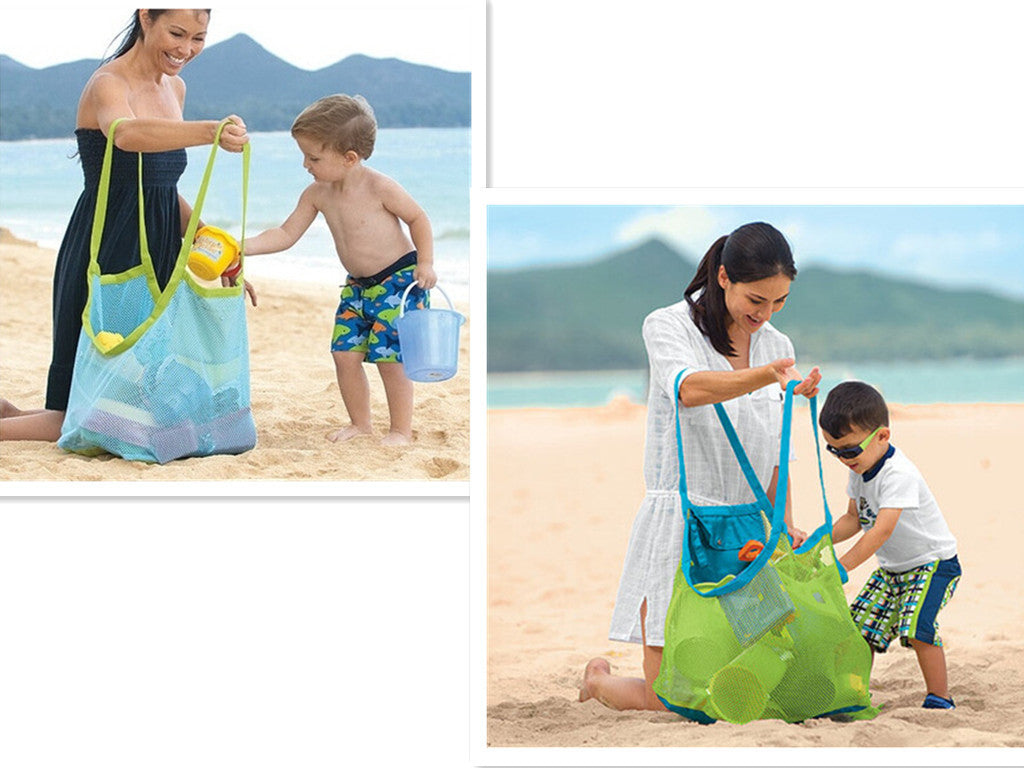 Children's Beach Bag - Large Cube Storage for Beach Toys