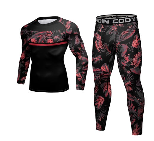 Casual Men's Quick Dry Running Training Clothes Set For Workout And Exercise Moisture Wicking Polyester