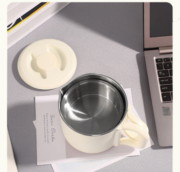 Portable Folding Electric Kettle For Travel And Business Trips Stainless Steel 1L Anti Dry Burn