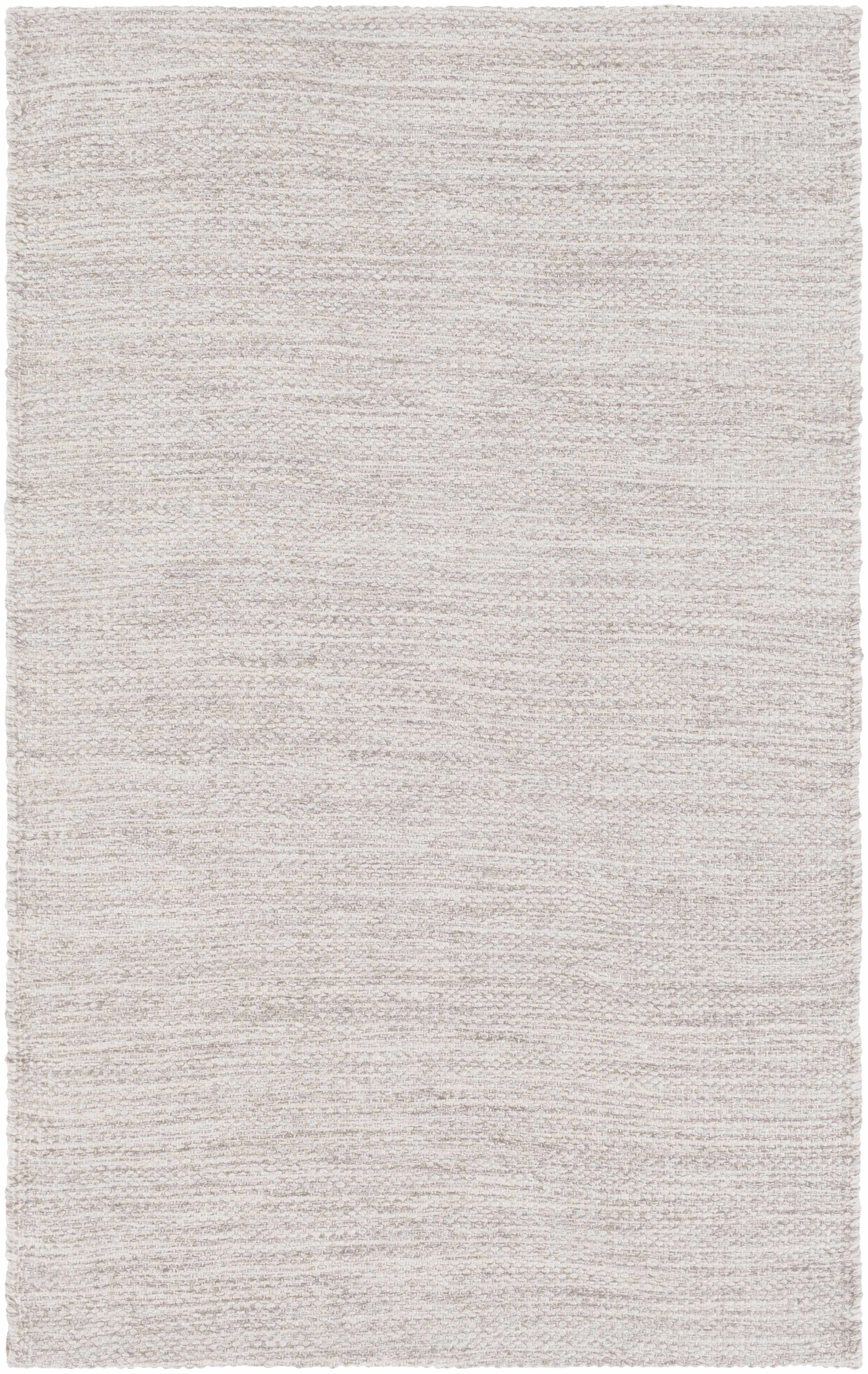 Clarkesville Dark Brown & White Hand Woven Viscose Wool Area Rug