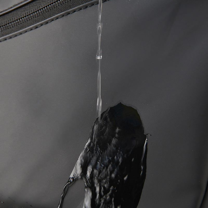 Mens Close Fitting Derm Triangle Bag Crossbody Chest Bag Waterproof 32x3x23 CM Everyday Use