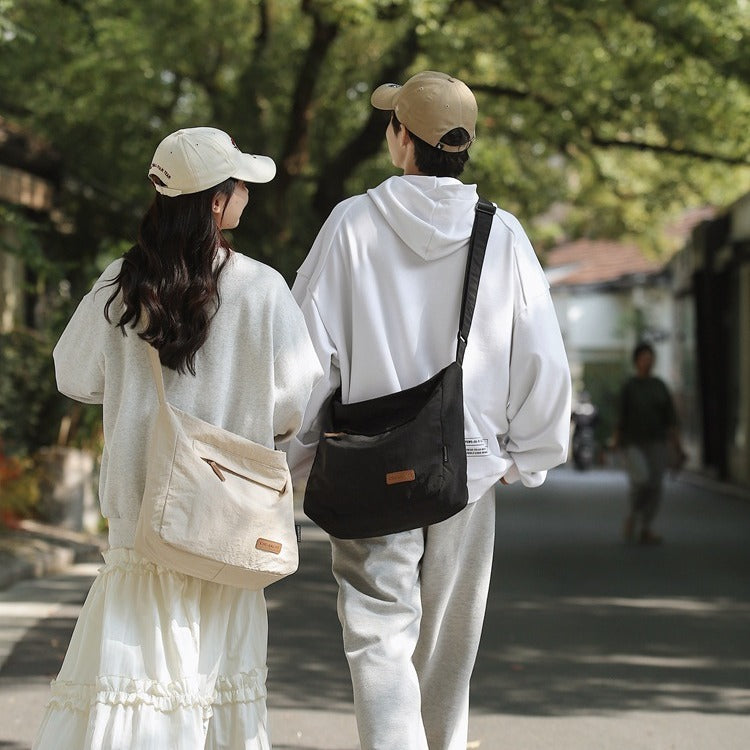 Women's Large Capacity Waterproof Oxford Cloth Crossbody Bag Green Brown Beige Lightweight Everyday Essential