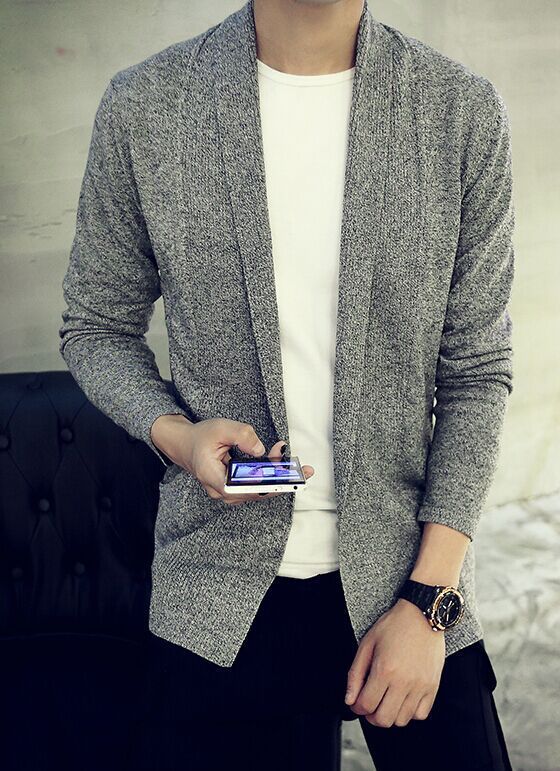 Korean Style Cardigan Youth Slim Fit Sweater