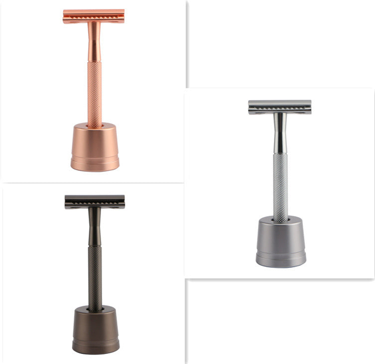 Classic manual shaver safe old fashioned