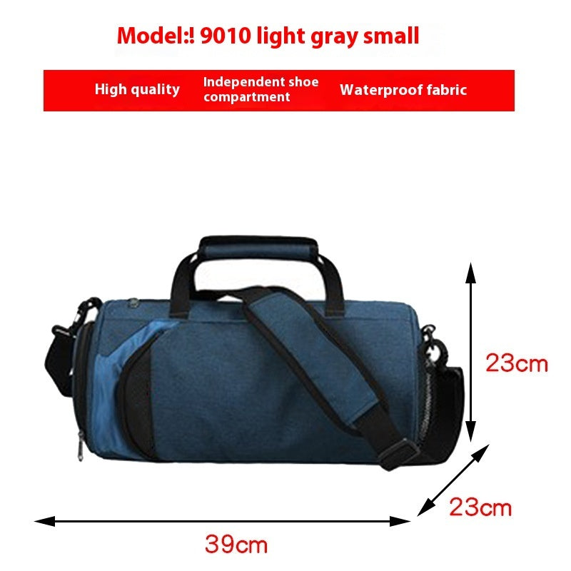 Men's Portable Color Blocked Travel Crossbody Bag for Leisure Travel with Polyester Lining