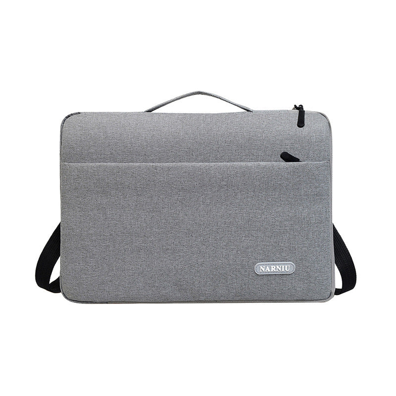 Fashion Light Liner Laptop Bag With Fluff Lining For 11 To 16 Inch Laptops Oxford Cloth Gray Pink Black Urban Simplicity