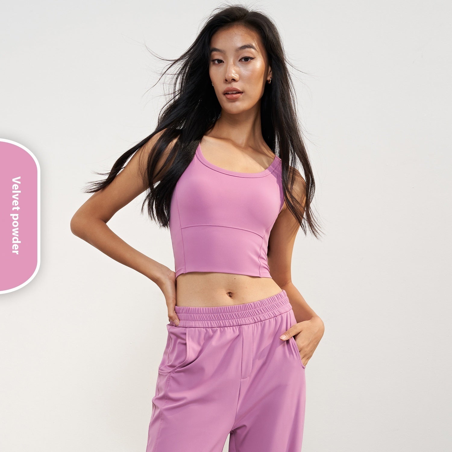 Yoga Summer Chest Pad Workout Bra For Young Women Breathable Nude Feel Fabric Back Vest