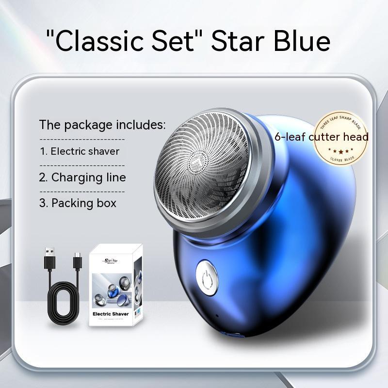 Men's USB Rechargeable Portable Mini Electric Shaver - Travel Size
