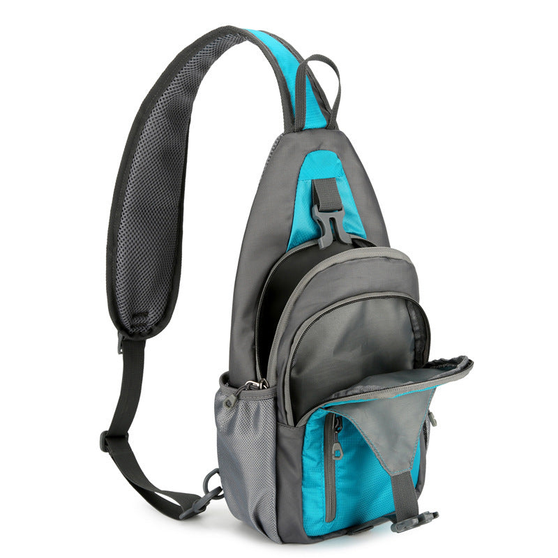 Sports Outdoor Casual Chest Bag Unisex Crossbody Nylon Bag Breathable Ultra Lightweight