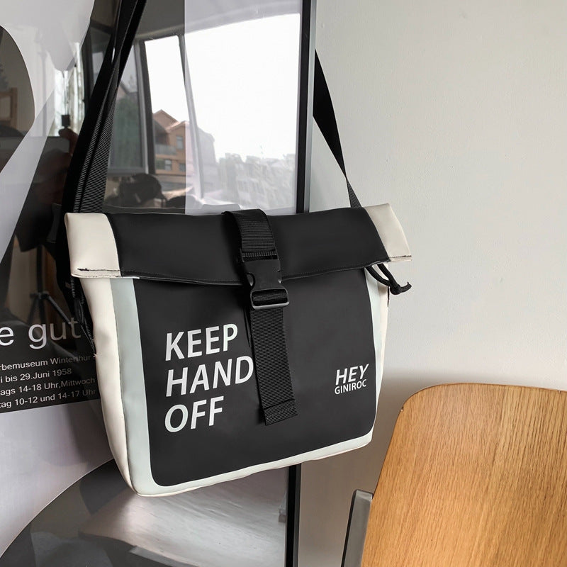 Nylon Shoulder Crossbody Bag Unisex Versatile Outdoor Medium Bag Breathable Waterproof