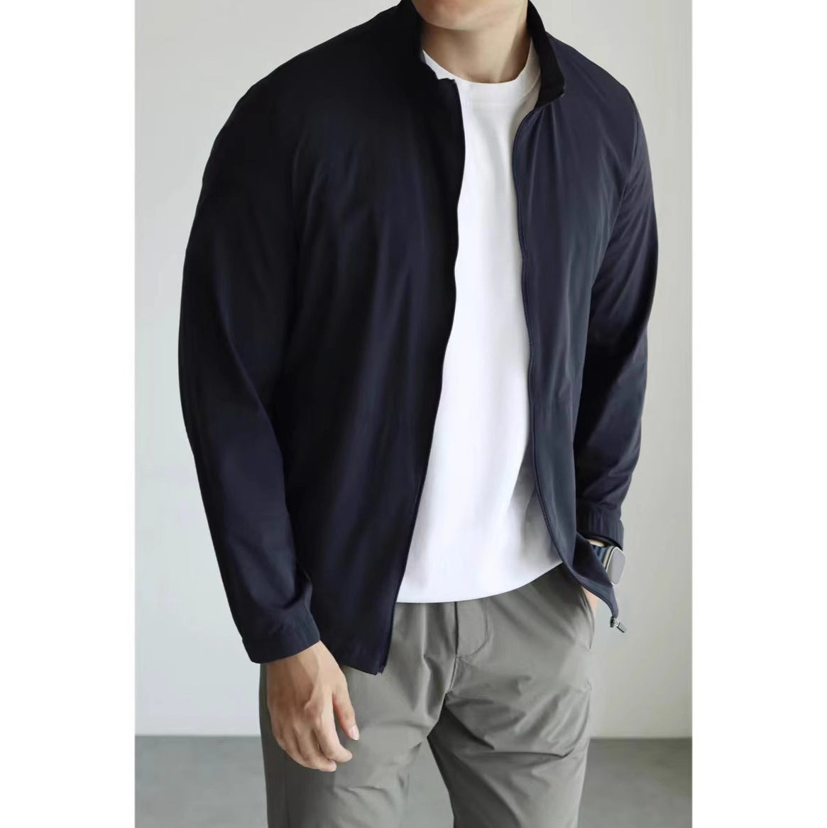 Small Stand Collar Cool Breathable Quick-drying And Portable Thin Jacket