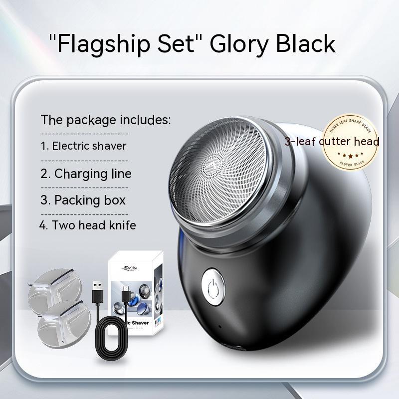 Men's USB Rechargeable Portable Mini Electric Shaver - Travel Size