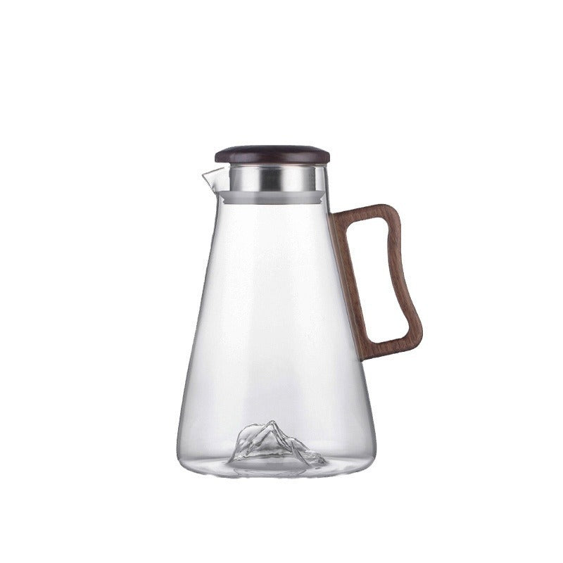 Household Borosilicate Glass Cold Water Bottle Large Capacity