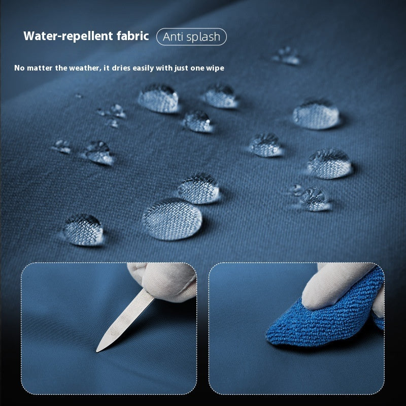 Blue Green Crossbody Messenger Bag For Men Lightweight Cycling Sports Bag With Polyester Lining 15x20 Cm