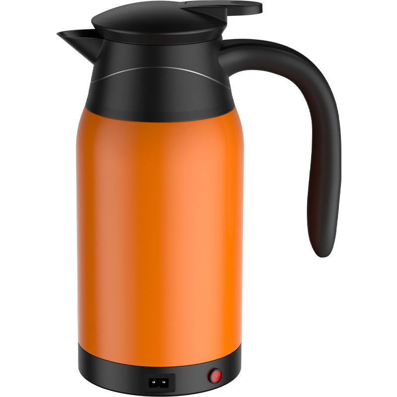 YT1000L Car Mounted Electric Kettle 1000ml Stainless Steel SUS304 With PC Lid For 12V Vehicle Use And Travel