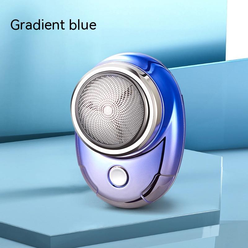 Small Portable USB Rechargeable Electric Shaver for Men - Travel Size