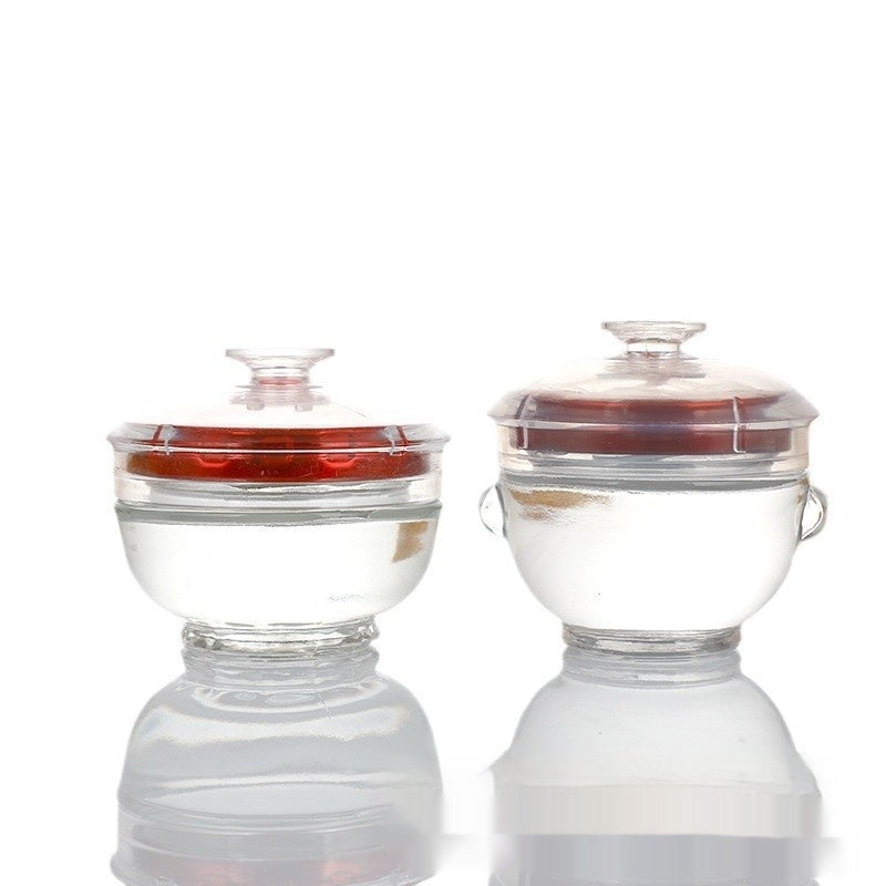 Cubilose Glass Bottle Jar High Temperature Resistant Subpackaging Bottles 150ml 84 Pieces Per Box