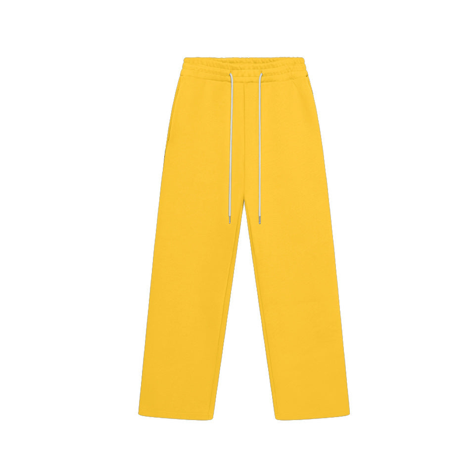 Unisex Fleece Comfortable Elastic Waistband Sweatpants