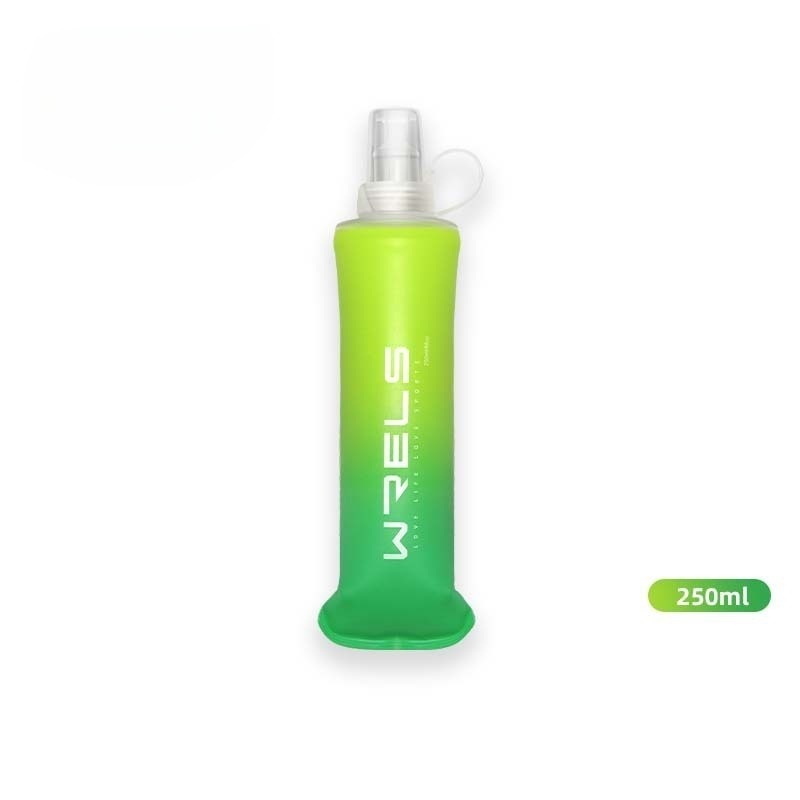 Foldable Soft Water Bottle 250ml Silicone TPU Cup For Outdoor Sports Portable Travel