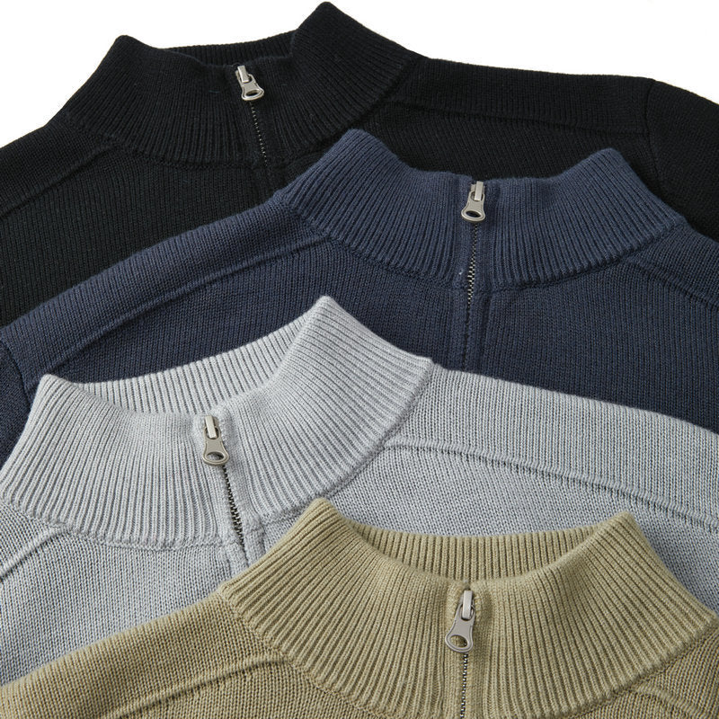 Casual Sweater Thickened Wool Base Shirt