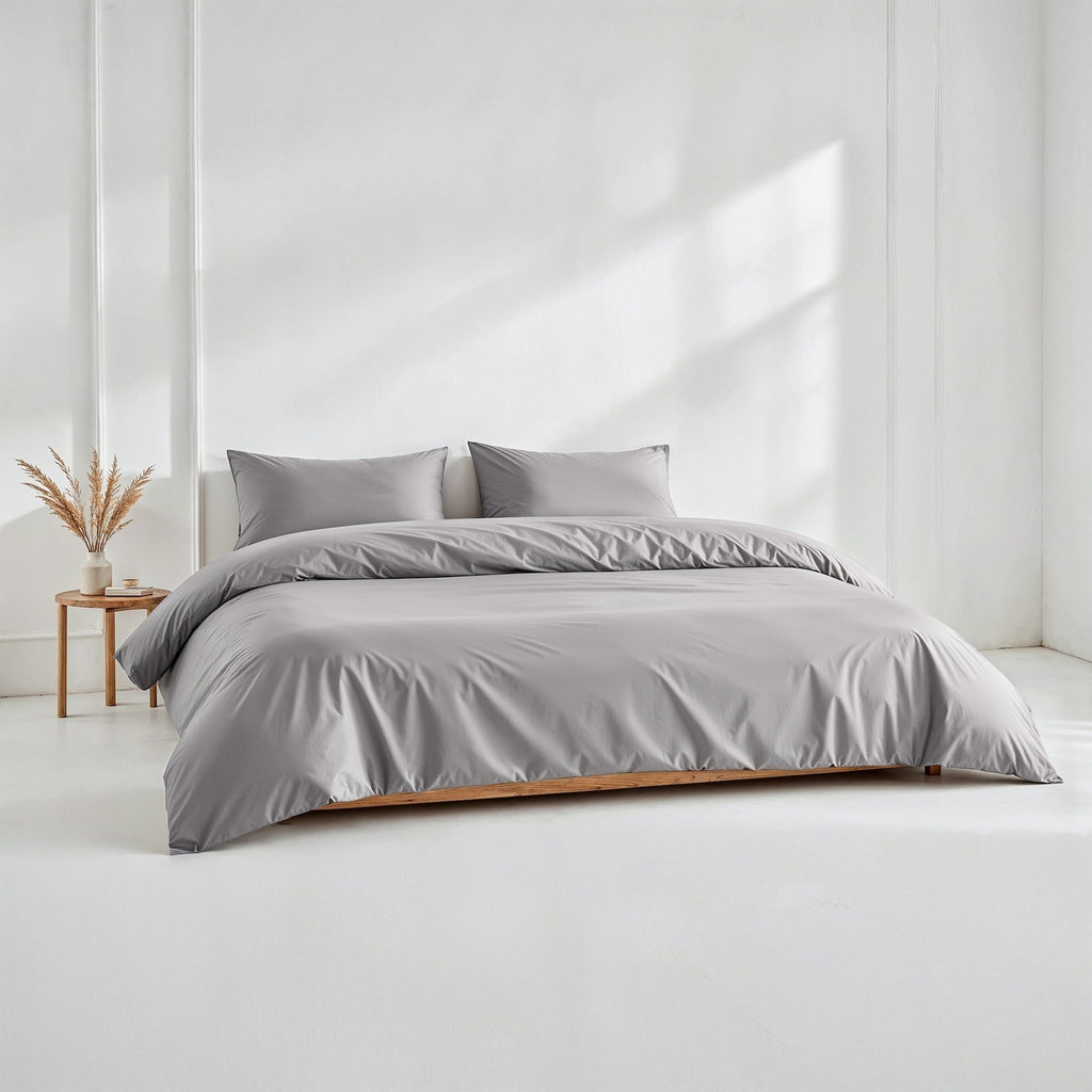Parure de lit de luxe en satin de coton australien