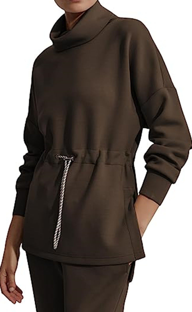 Winter Slimming Long Sleeve Workout Top For Women Pullover Athletic Thermal Shirt