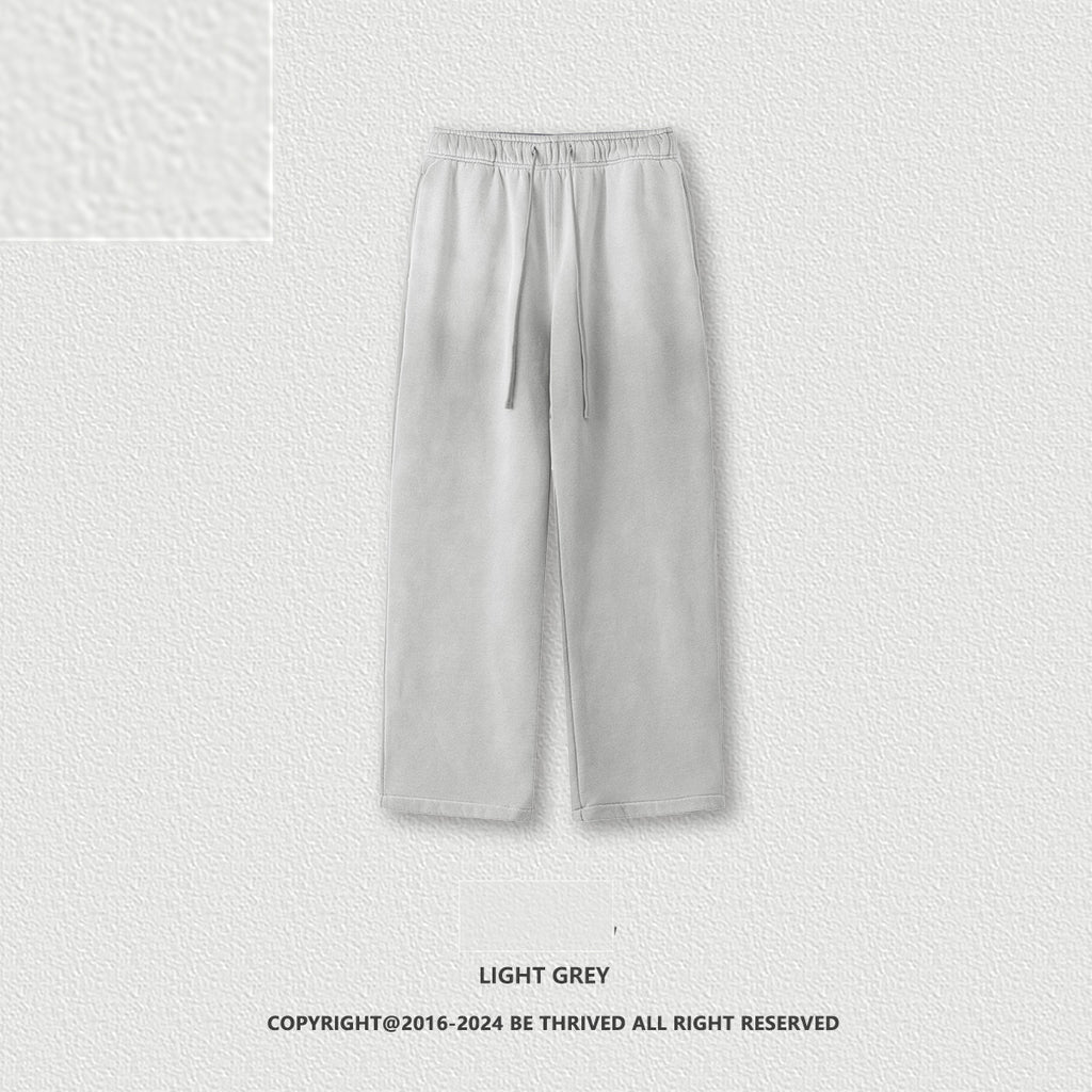 Men's Loose Velvet Thickened Wide Leg Straight Casual Pants