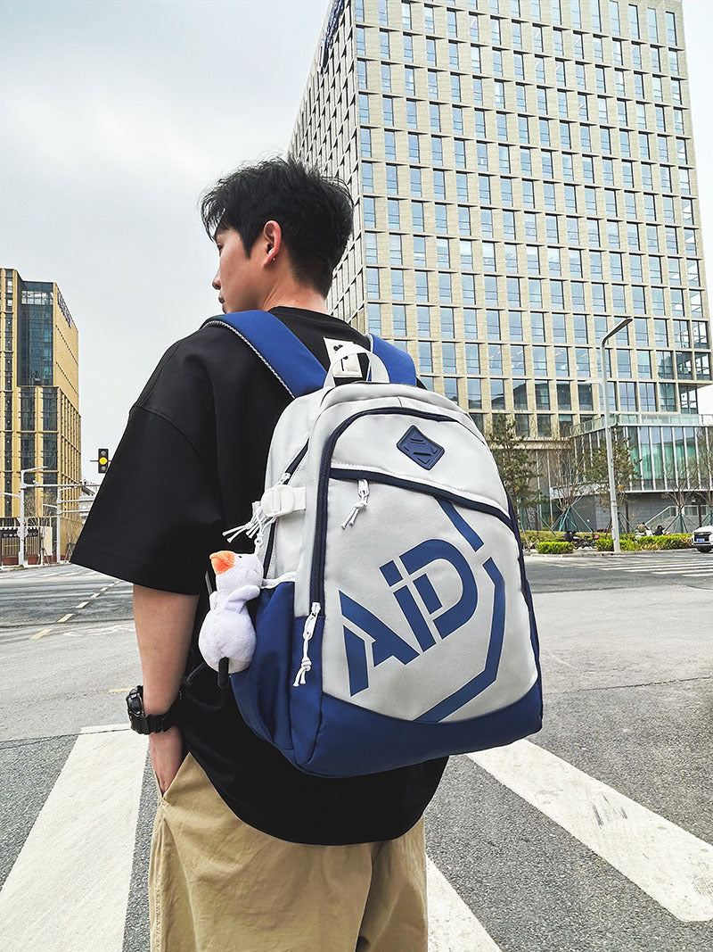 Street Trend Small Casual Nylon Backpack Bag Unisex All Match Daily Use School Bag