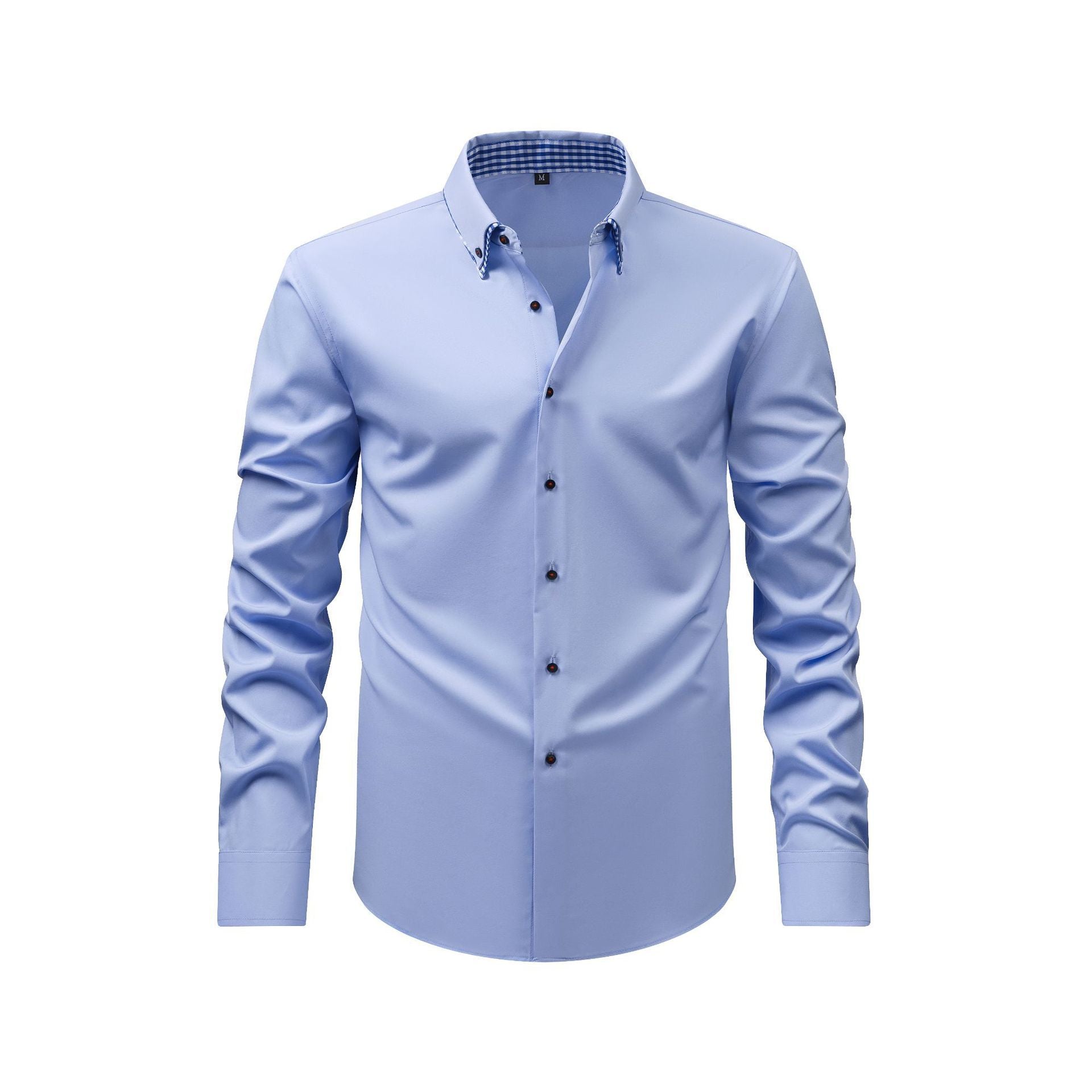 Double Collar Stitching Casual Versatile High-end Shirt