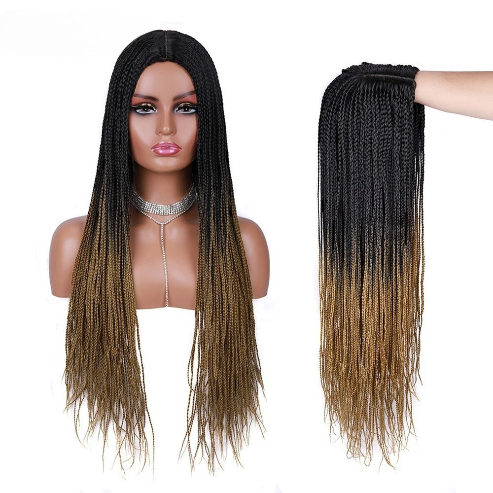 Long Braided Synthetic Wig - 24 Inch