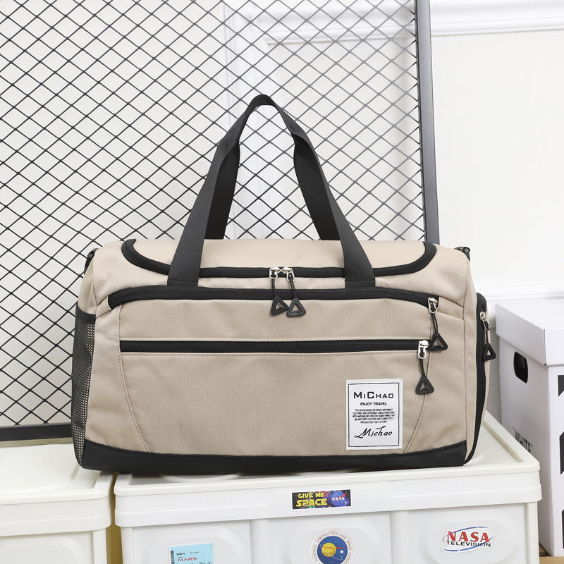 Unisex Large Capacity Travel Backpack Oxford Cloth Luggage Bag For Leisure Travel