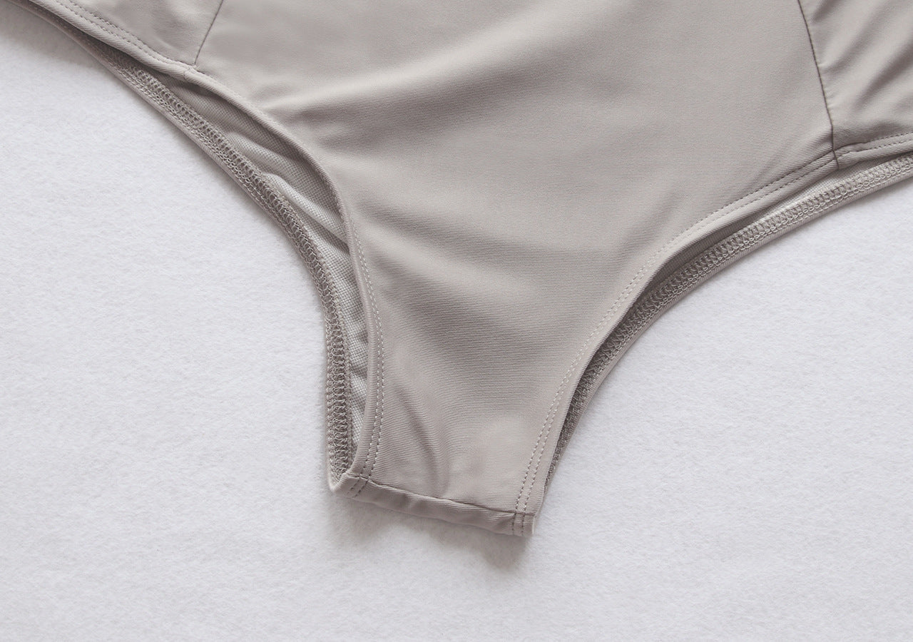 Round Neck Sunscreen Cover Belly Triangle Swimwear