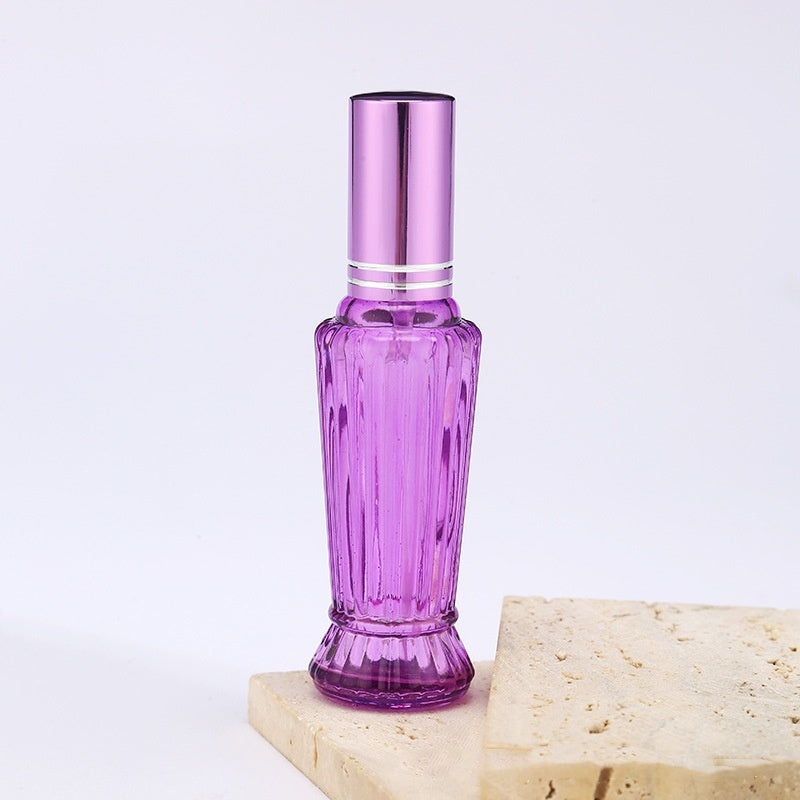 Stained Glass Perfume Sub Bottles Spray Bottle High White Glass Cosmetic Bottle Pink Gold Red Purple