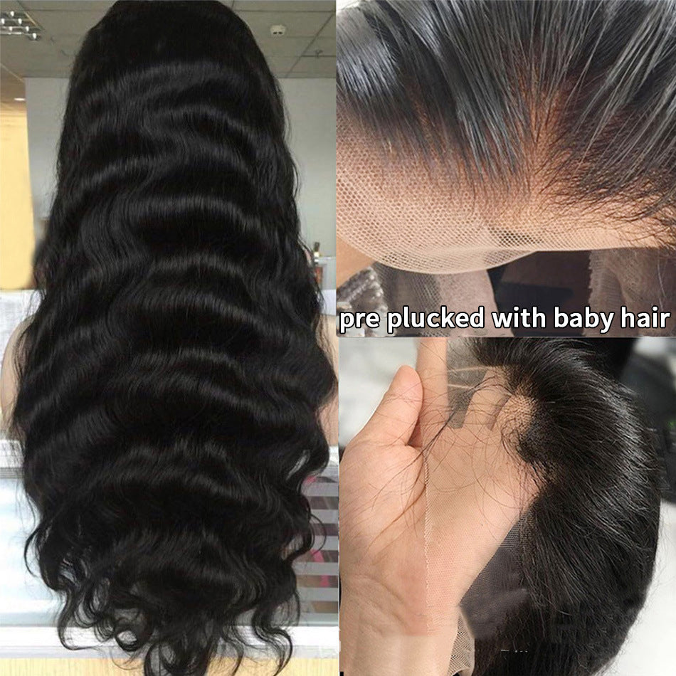 Body Wave Human Hair Lace Front Wig - Natural Movement