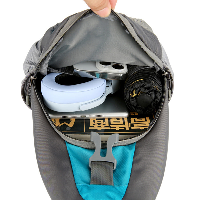 Sports Outdoor Casual Chest Bag Unisex Crossbody Nylon Bag Breathable Ultra Lightweight