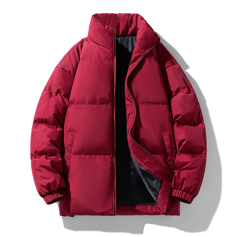 Men's Stand-up Collar Cotton-padded Coat Thickened Warm-keeping And Cold-proof