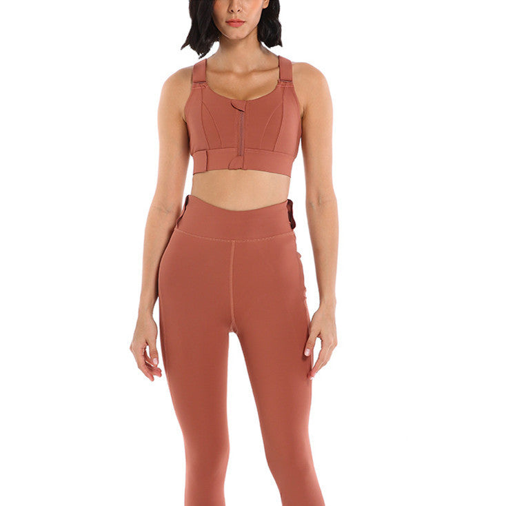 Women's Tight Yoga Clothes High End Professional Workout Wear Sizes S XXL For Running Fitness Black Green Brick Red