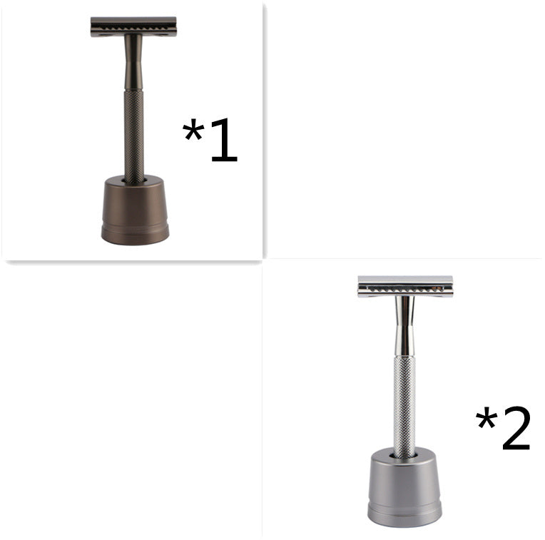 Classic manual shaver safe old fashioned