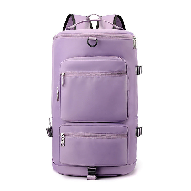 Unisex Large Capacity Dry Wet Separation Fitness Backpack For Travel And Short Distance Luggage Bag