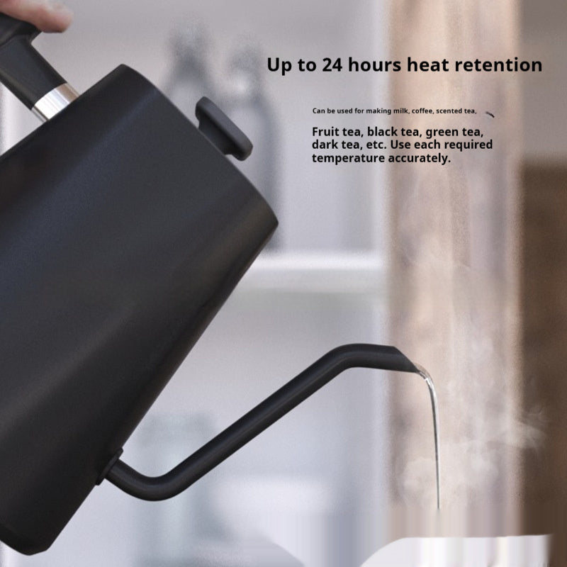 Intelligent Constant Temperature Narrow Mouth Electric Kettle Black 1000 Watts To 1500 Watts Auto Off For 1 To 2 People