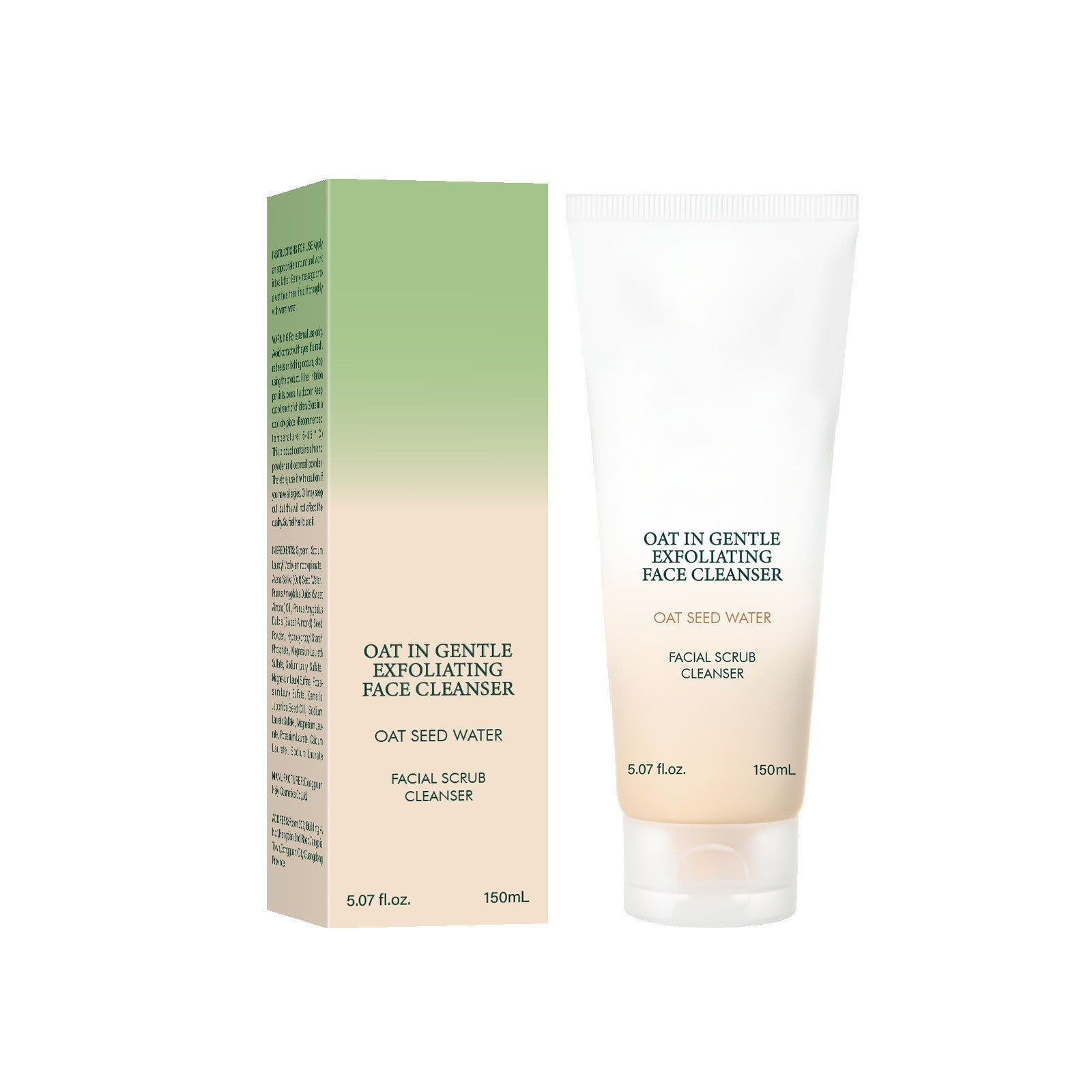 Oat Facial Cleanser Foam - Gentle Pore Cleansing