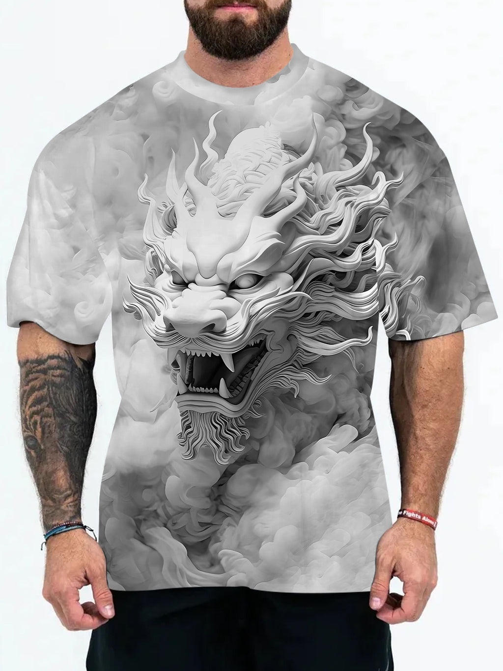 New Animal Pattern Men's Short Sleeve