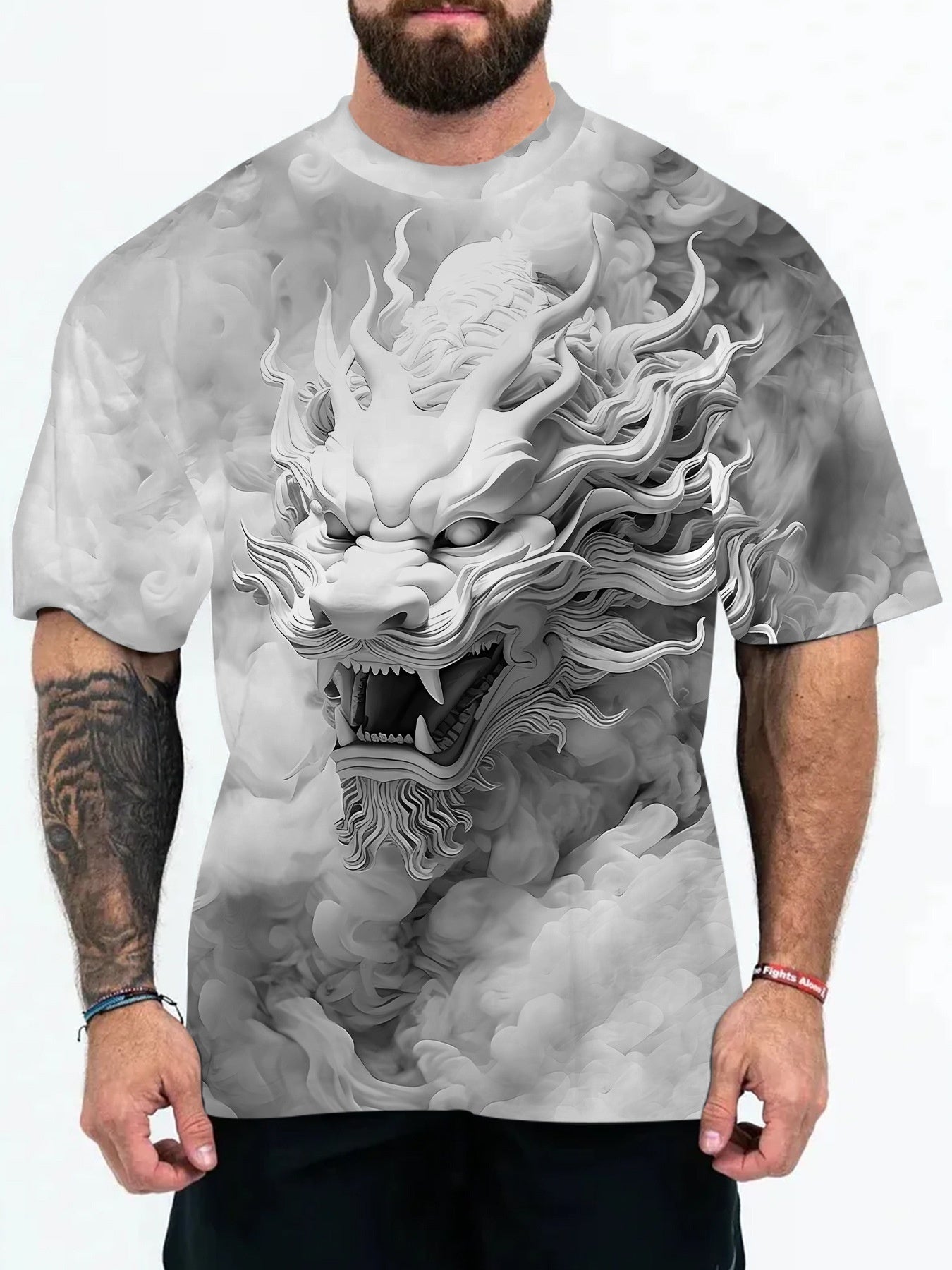 New Animal Pattern Men's Short Sleeve