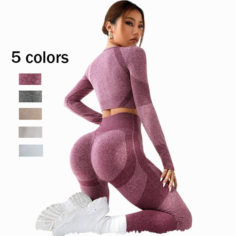 Peach Hip Yoga Pants Women Super Stretch Nylon Blend Workout Clothes Sportswear Size S M L Burgundy Cloud Blue