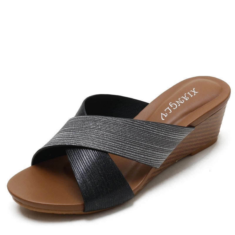 Ethnic Style Open Toe Vacation Travel Sandals - Casual Women's Footwear
