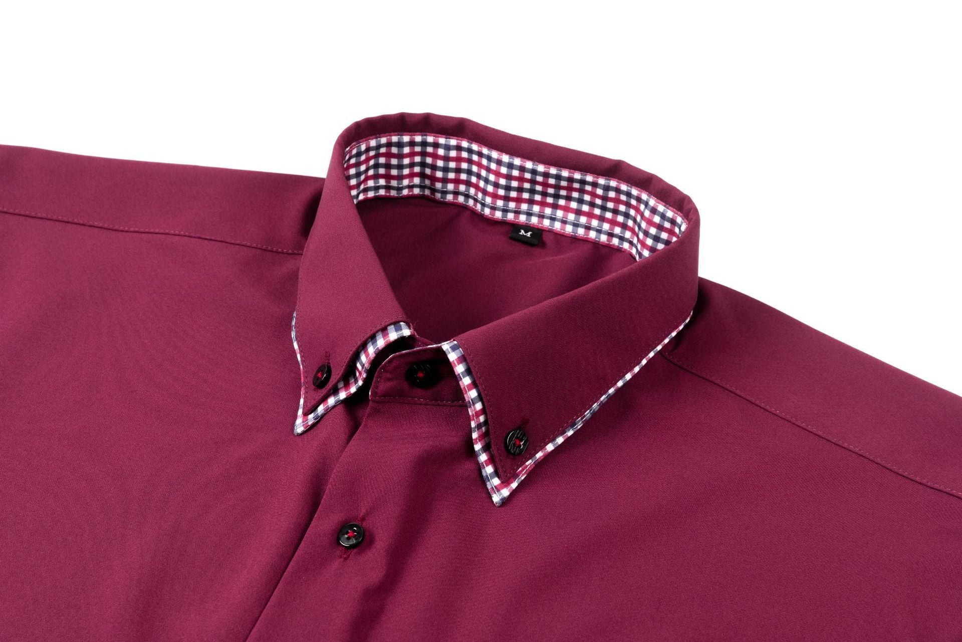 Double Collar Stitching Casual Versatile High-end Shirt