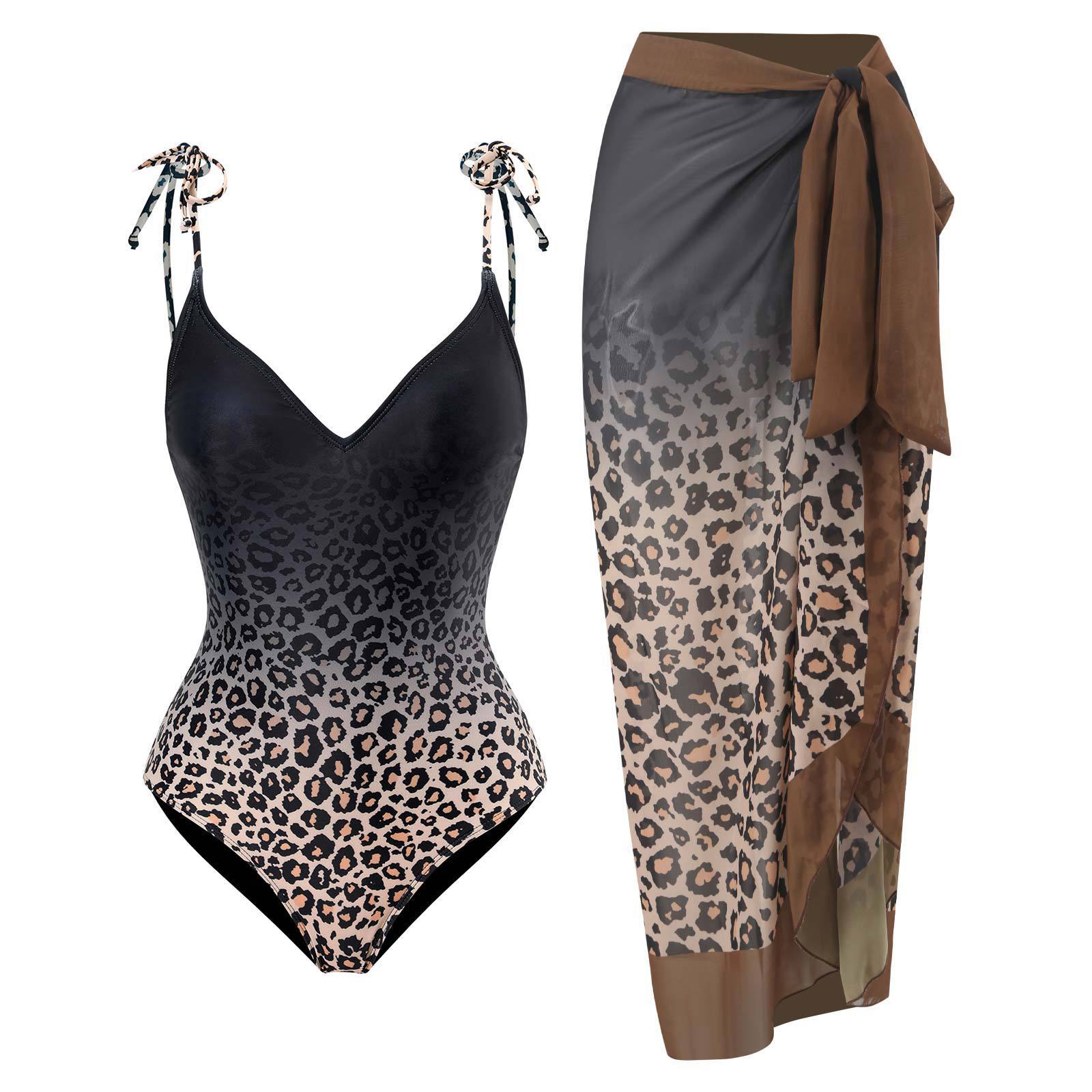 Slim And Conservative Cover Up Swimsuit