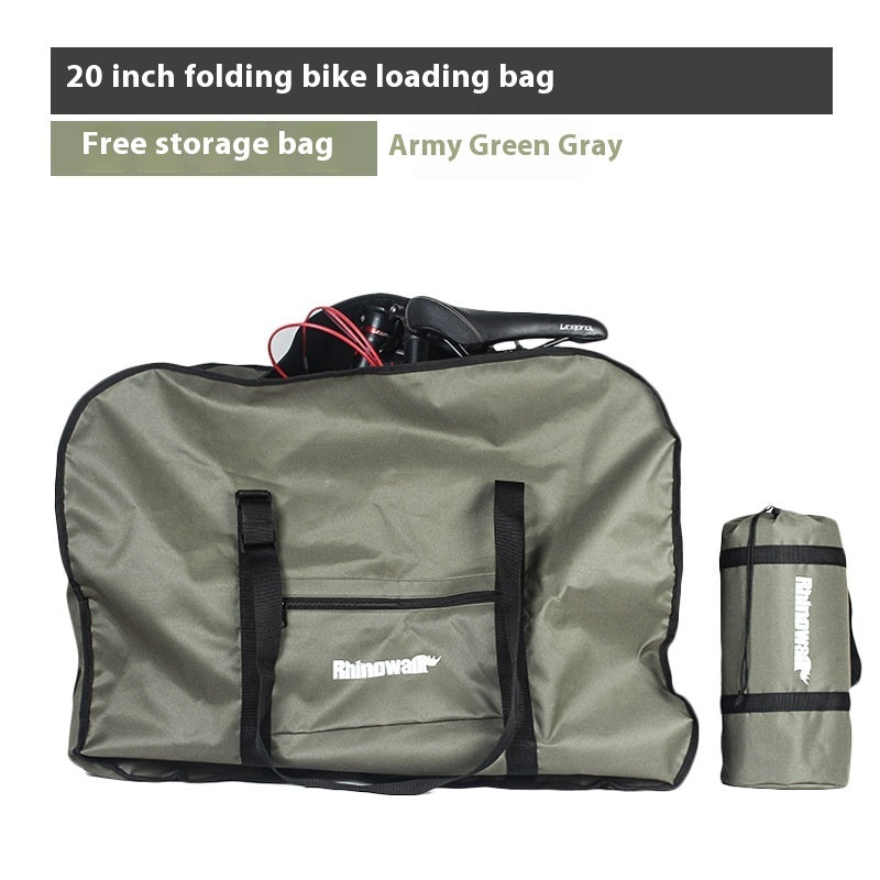 Folding Bicycle Portable Bag for Travel Luggage Case RK Series 14 16 20 26 Inch Black