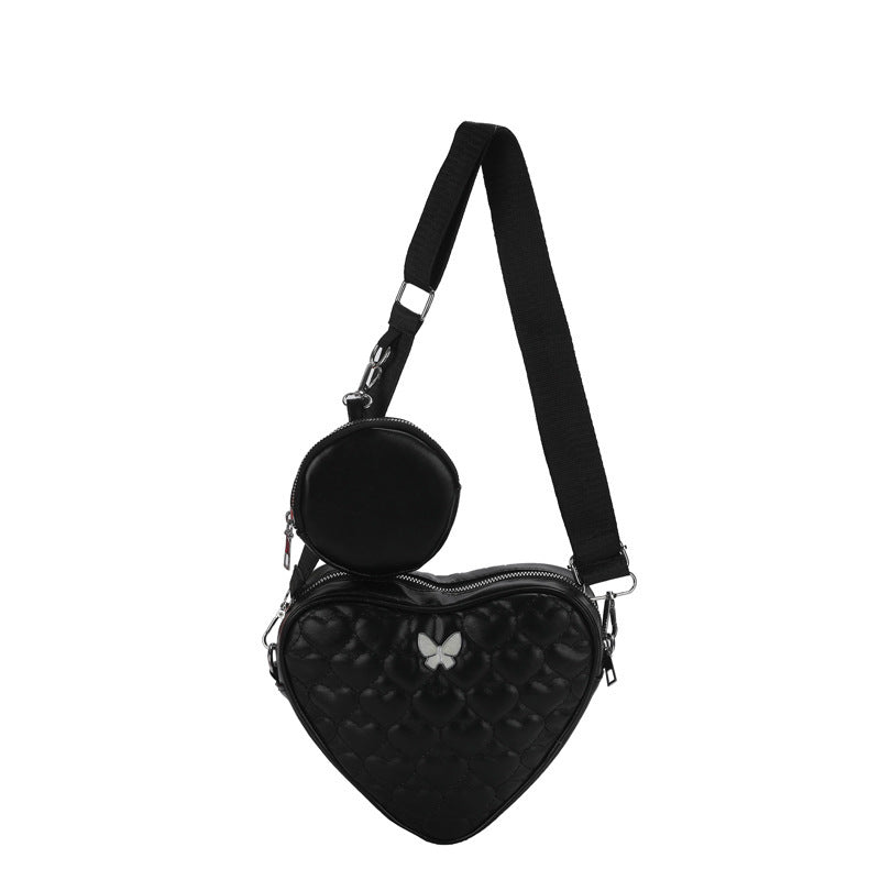 Women's Embroidered PU Leather Shoulder Bag - Waterproof Travel Backpack