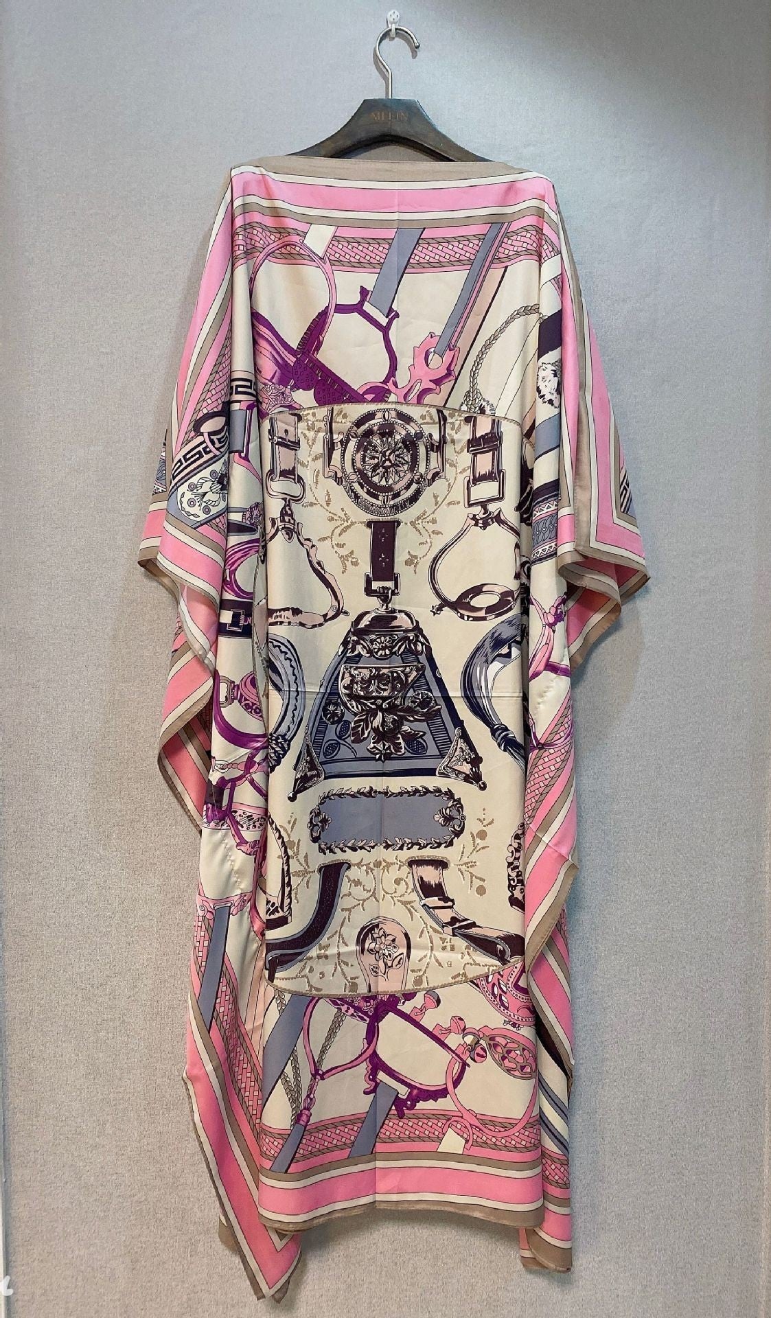 Loose Print Holiday Beach Dress Beach Cover-up